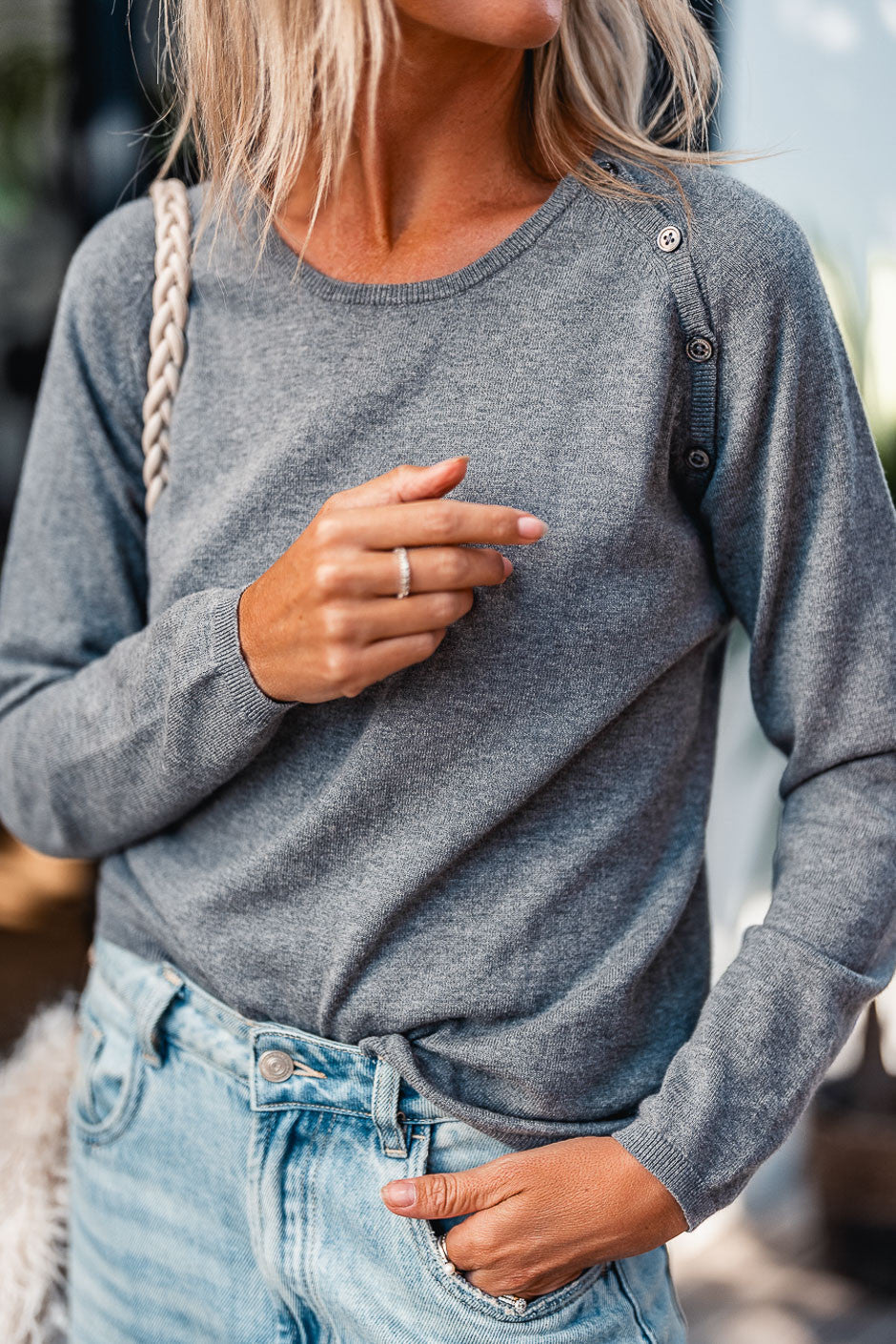 Pull Grungemama New Nate gris