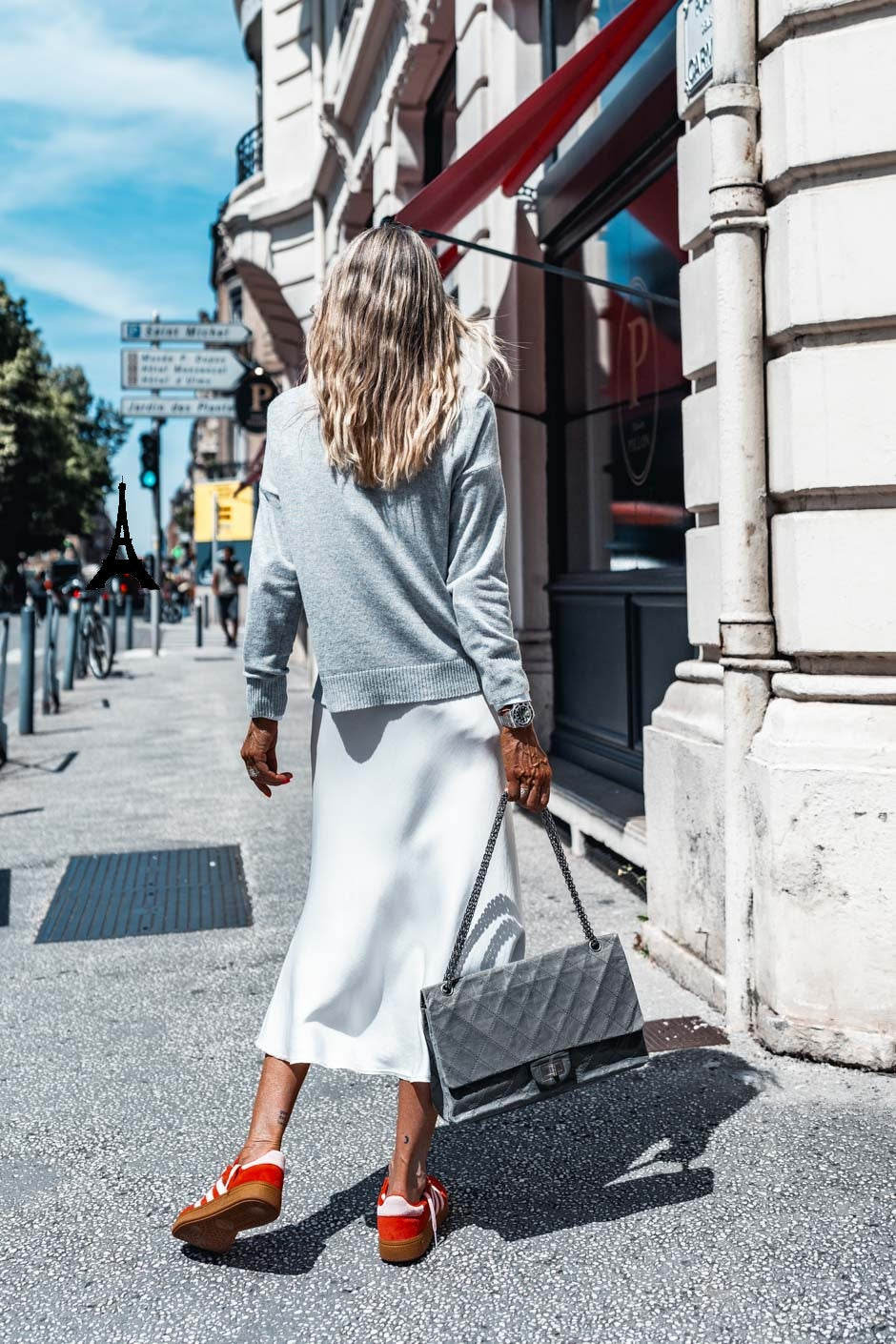 Pull Grungemama Paris gris