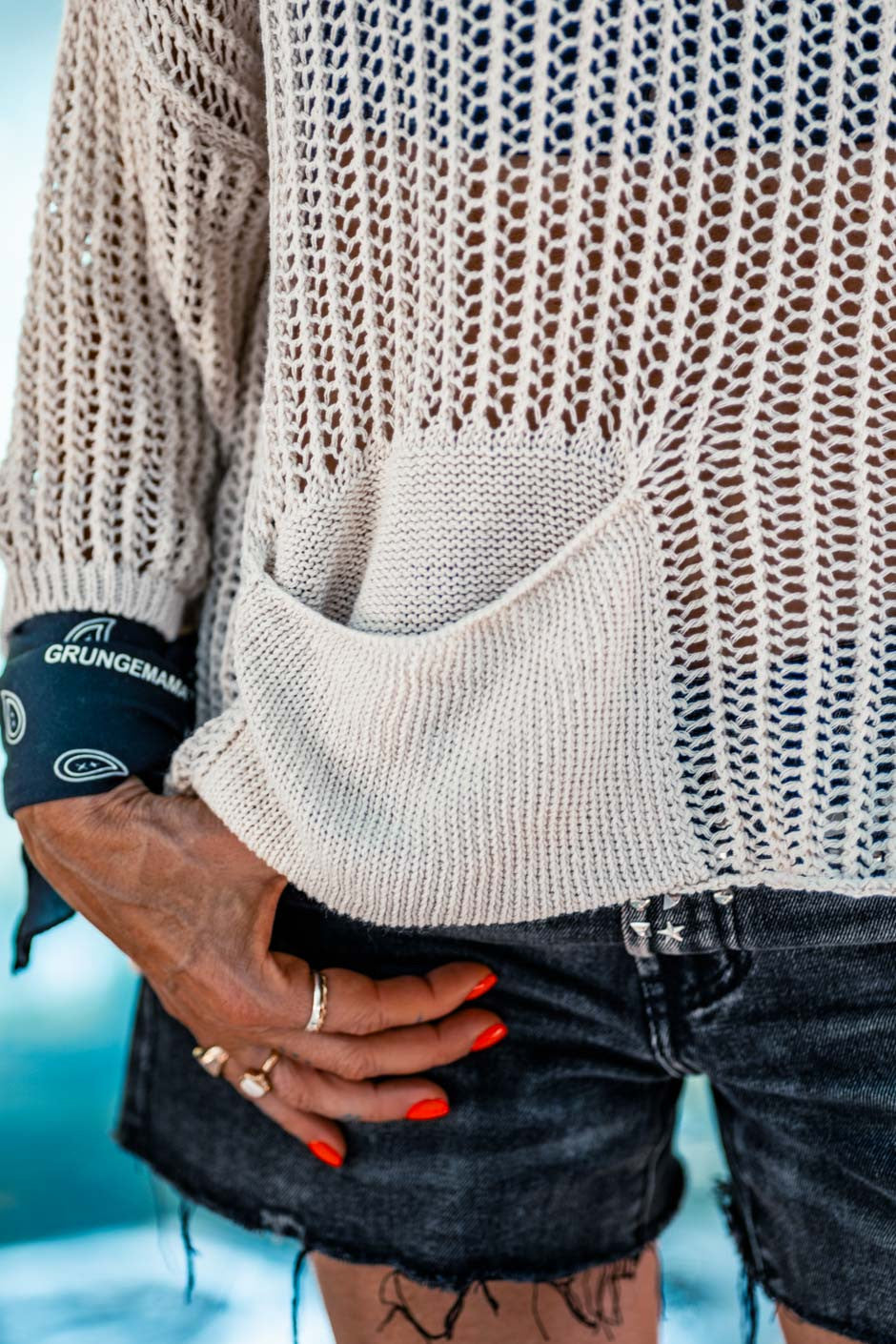 Pull Grungemama Santos beige