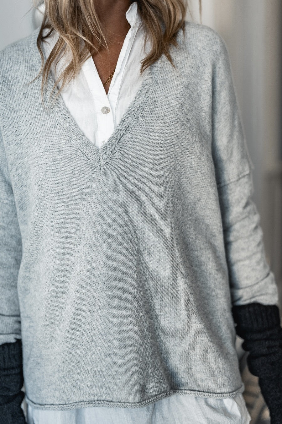 Pull Grungemama Sleek gris