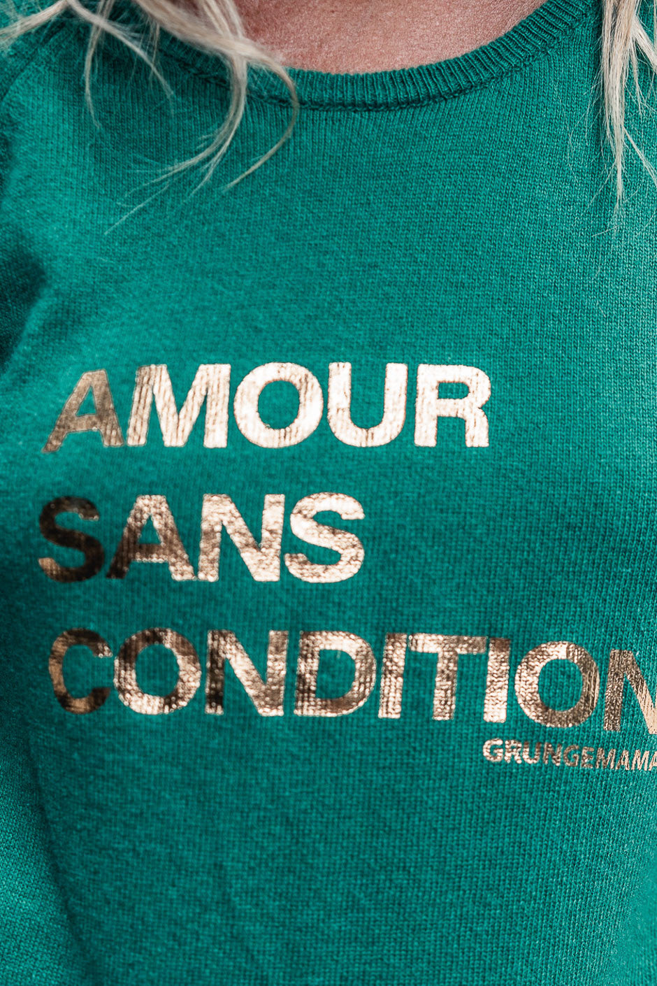 Pull Grungemama Tamara vert