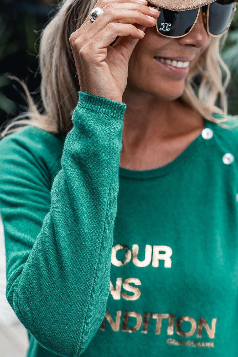 Pull Grungemama Tamara vert