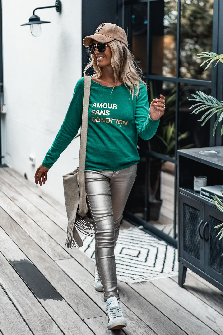 Pull Grungemama Tamara vert