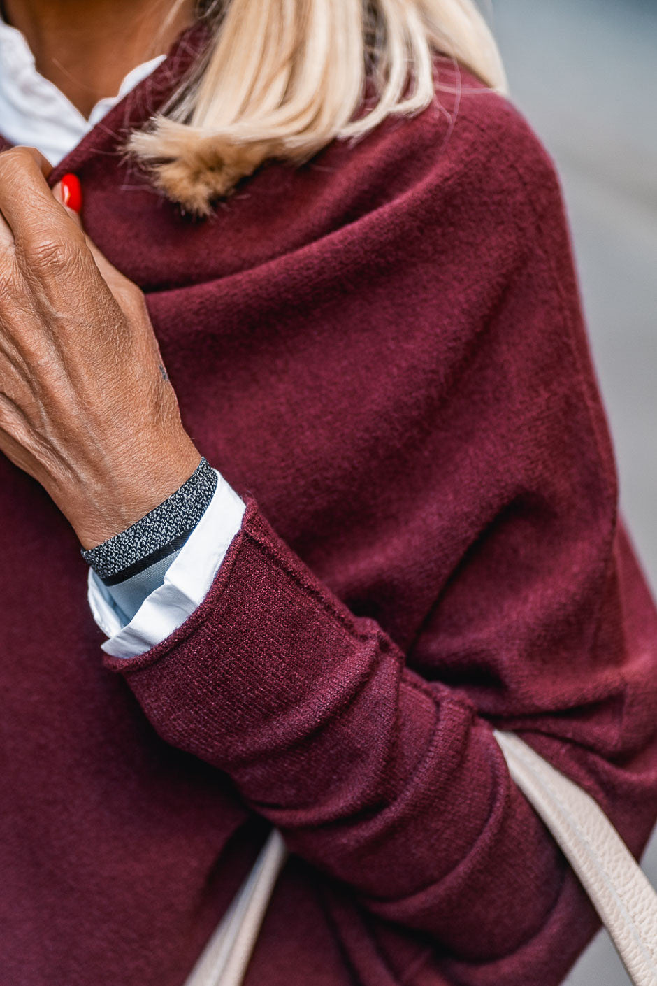 Pull Grungemama Tara bordeaux