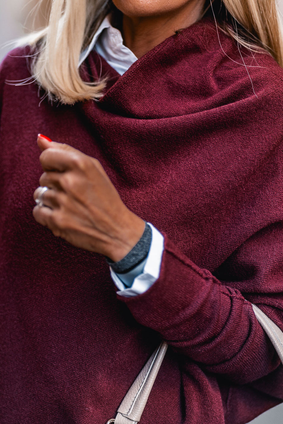 Pull Grungemama Tara bordeaux