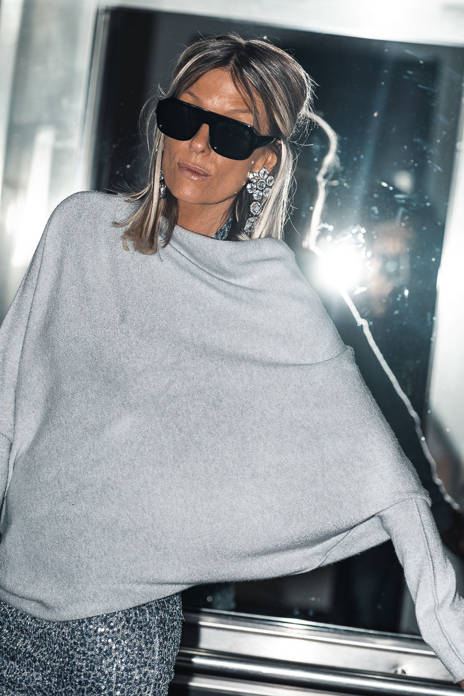 Pull Grungemama Tara gris