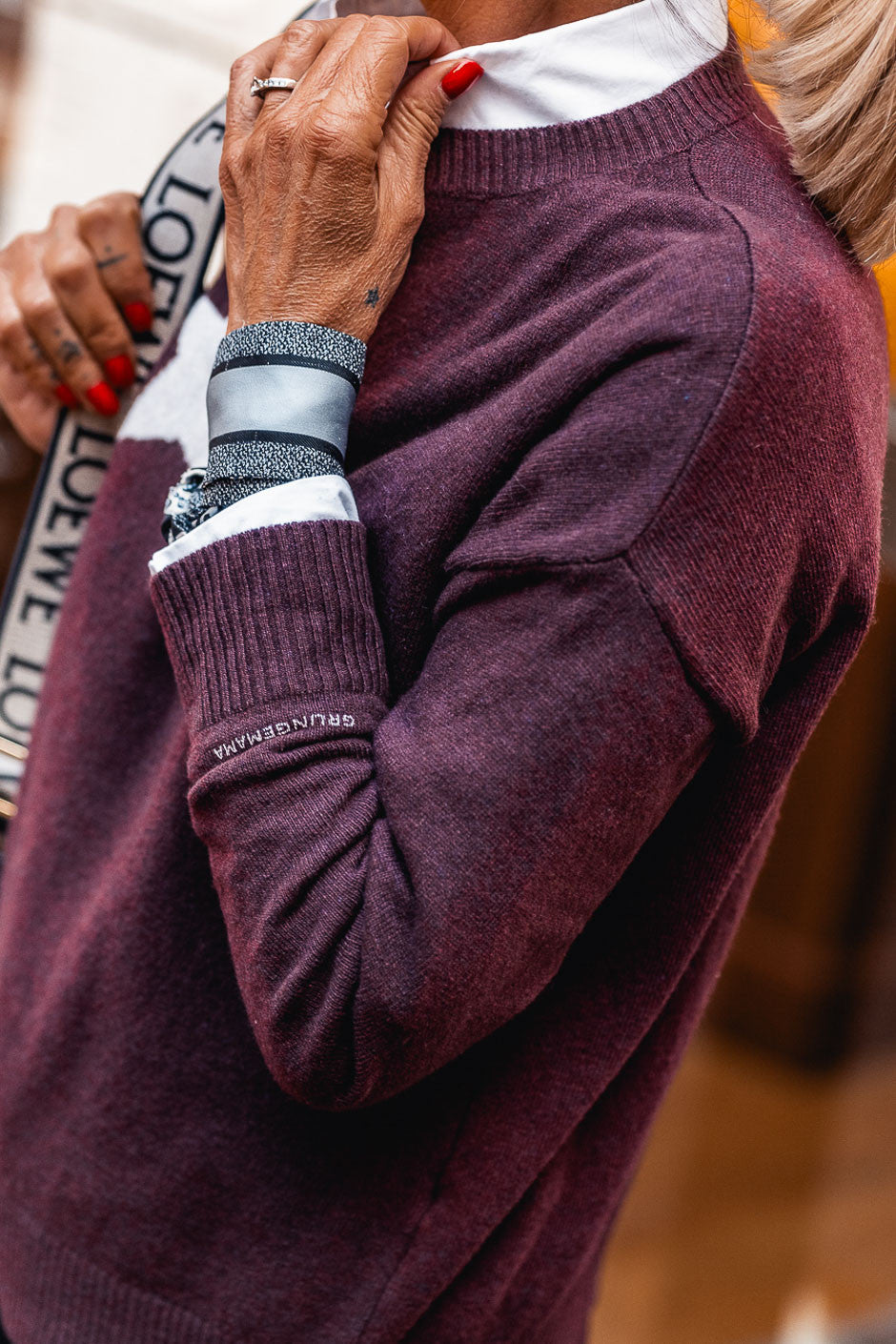 Pull Grungemama Tims bordeaux