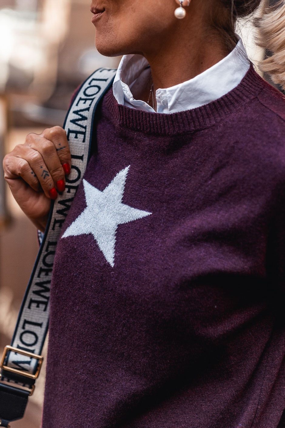 Pull Grungemama Tims bordeaux