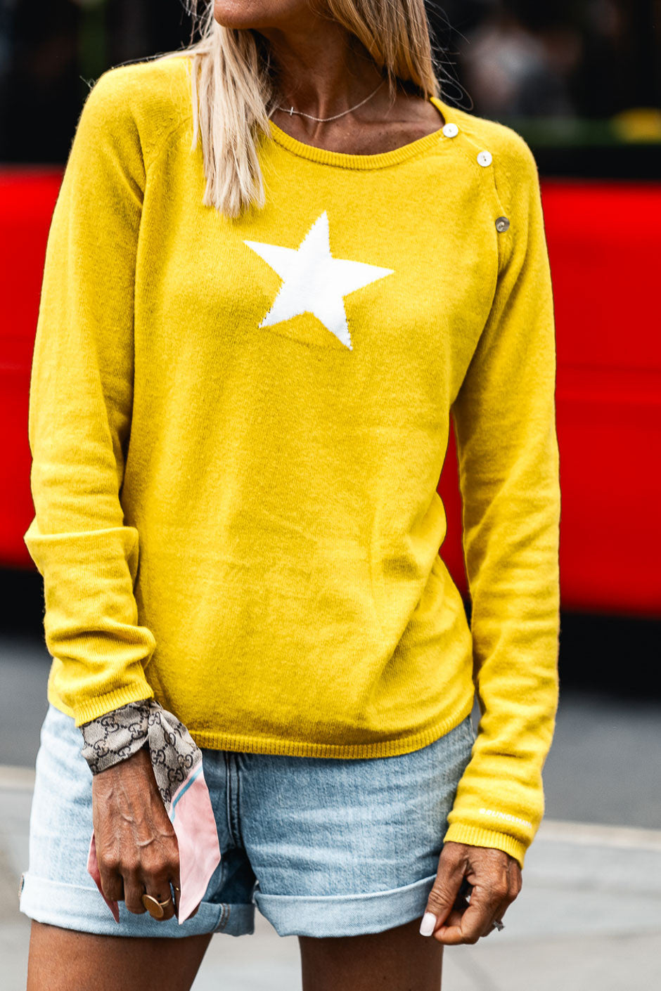 Pull Grungemama Timy jaune