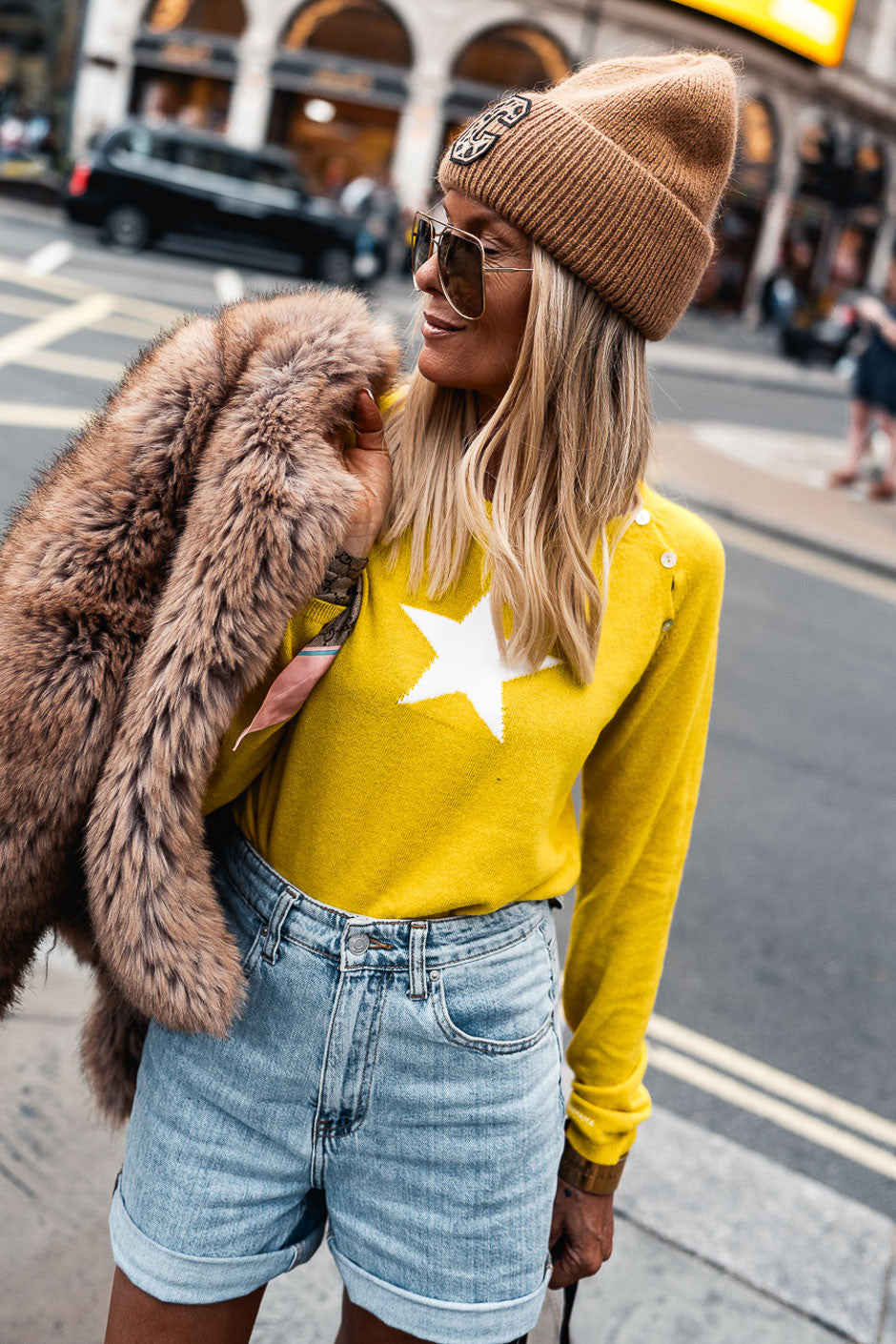 Pull Grungemama Timy jaune