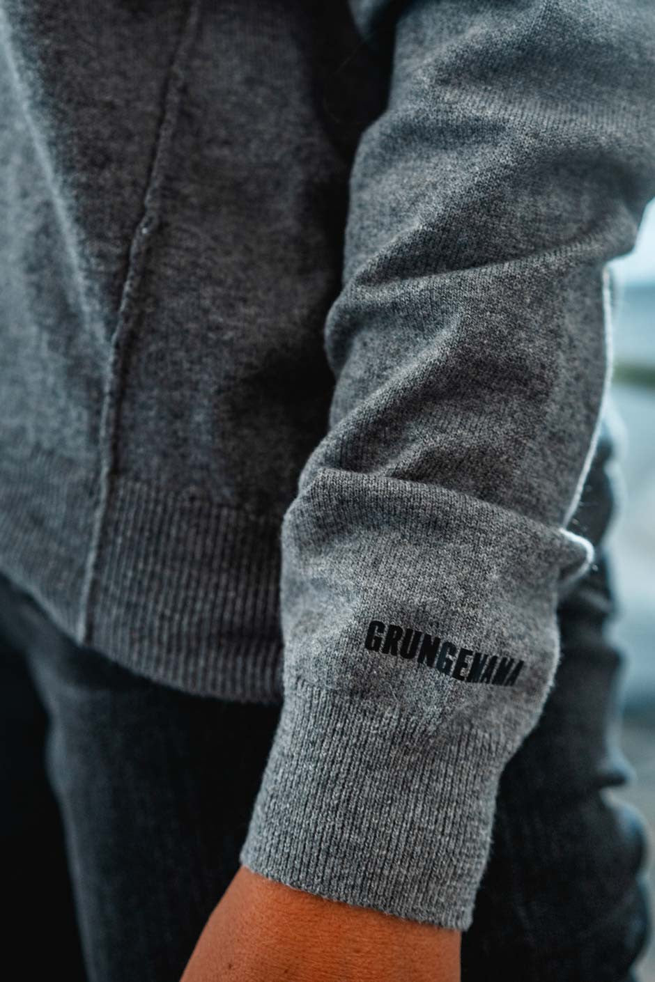 Pull Grungemama Zazie gris