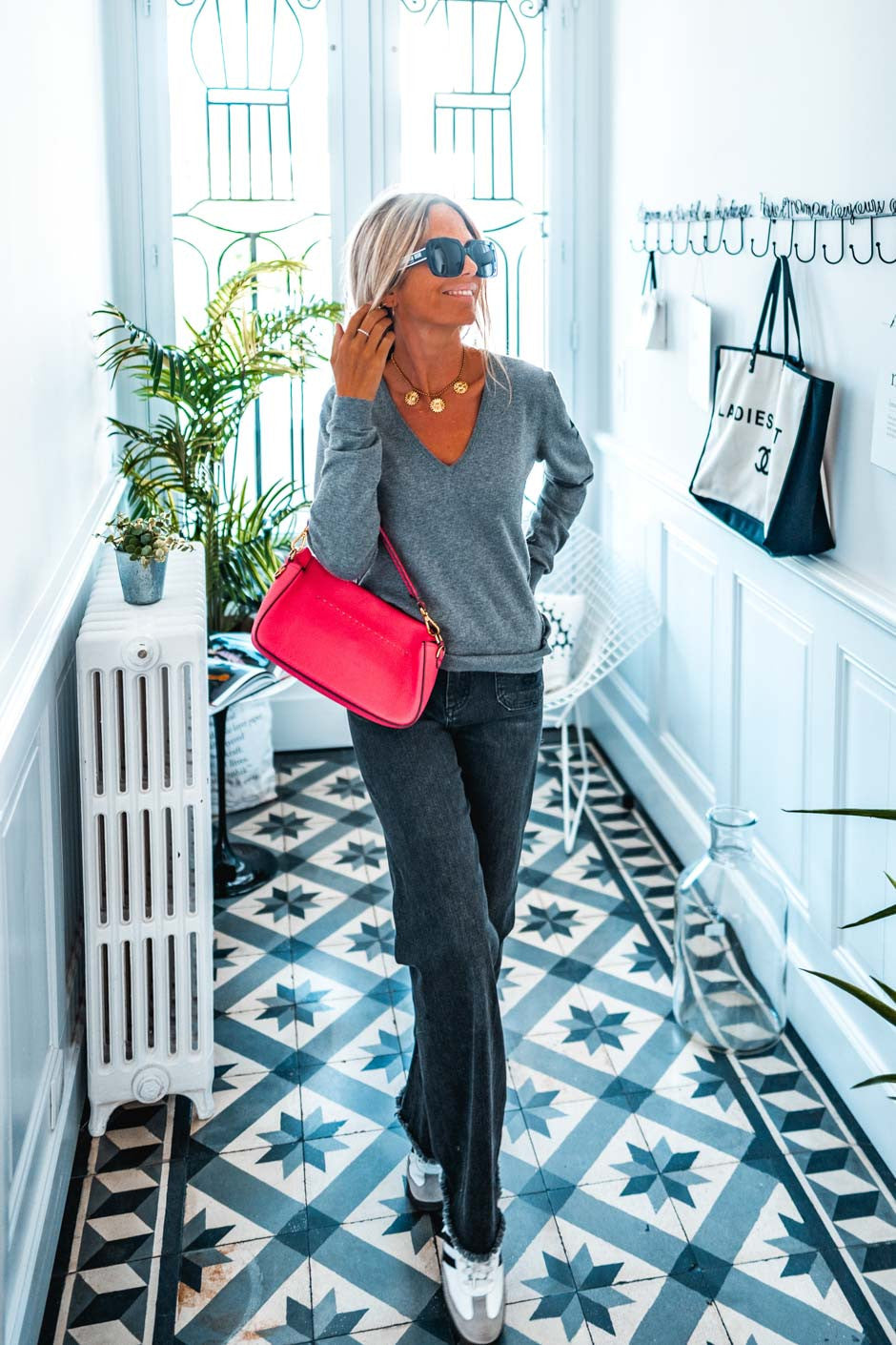 Pull Grungemama Zazie gris