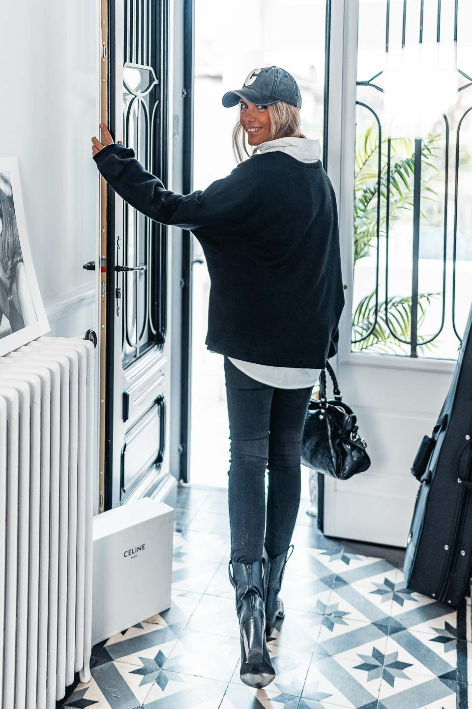 Pull Onelove noir/gris