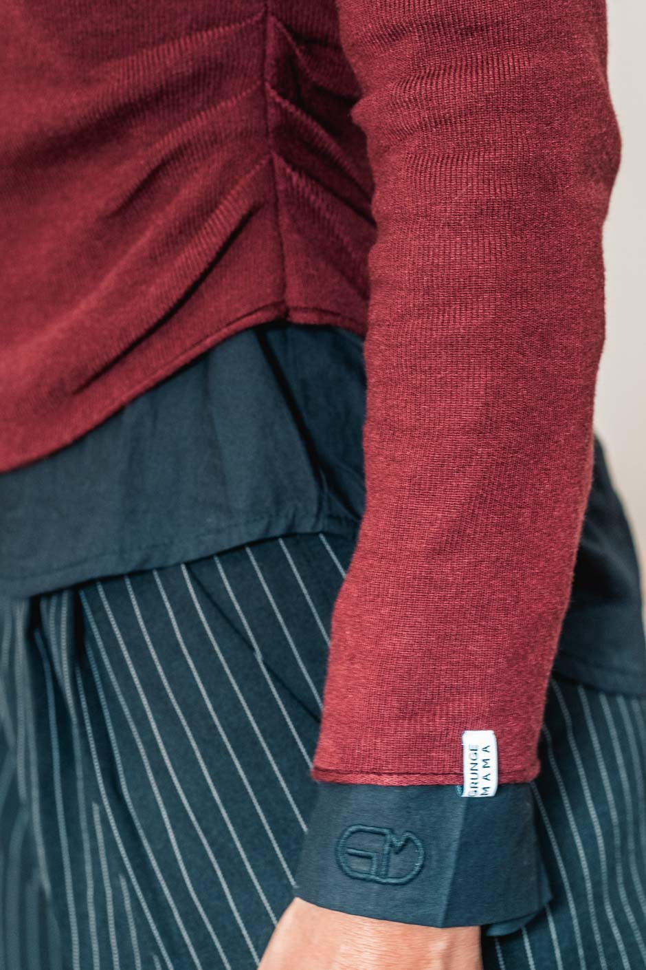 Pull Grungemama Tibelle bordeaux