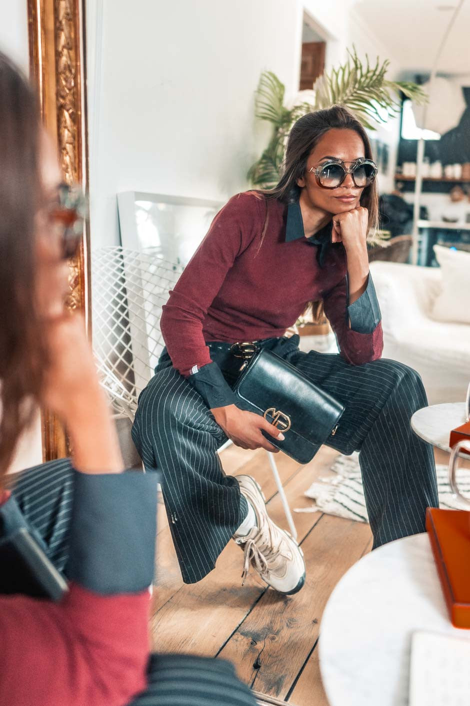 Pull Grungemama Tibelle bordeaux