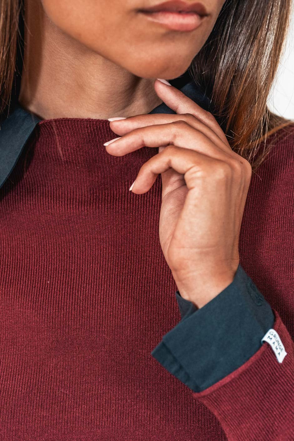 Pull Grungemama Tibelle bordeaux