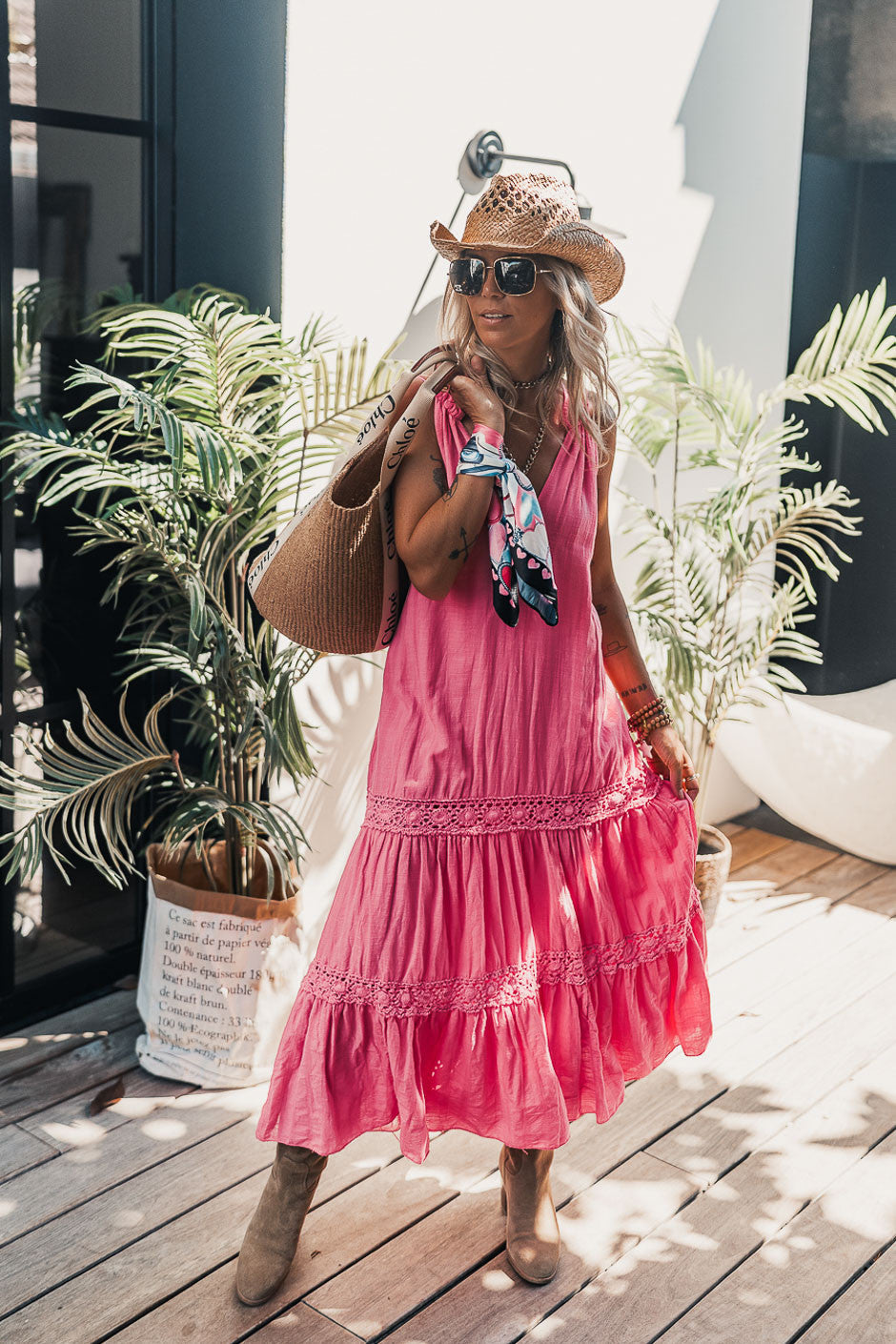 Robe Banditas Amari rose