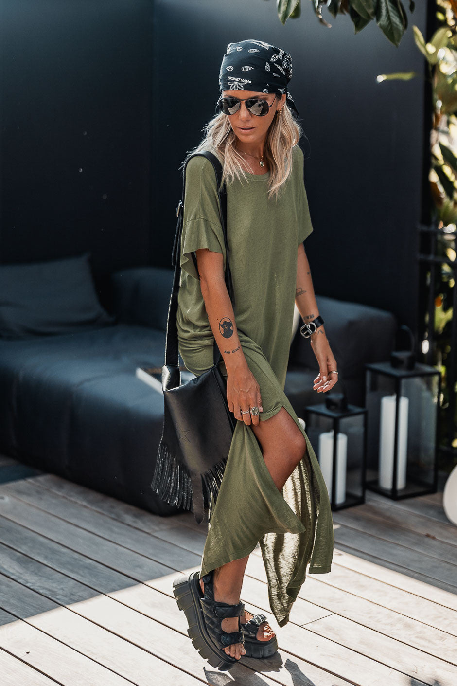 Robe Banditas Muse kaki