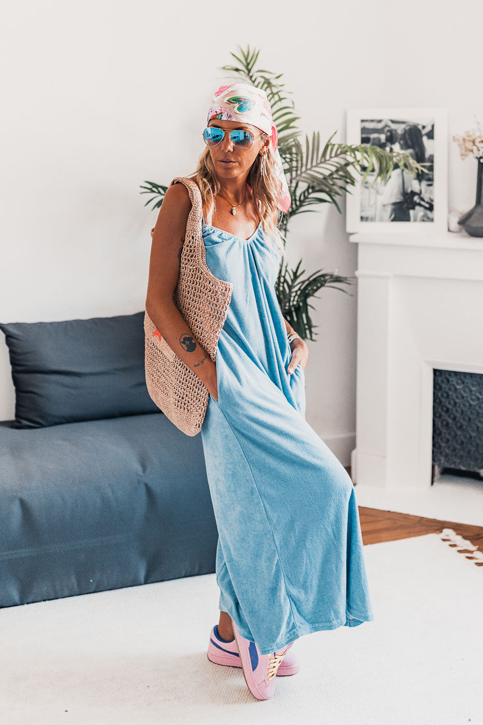 Robe Grungemama Bahia bleu