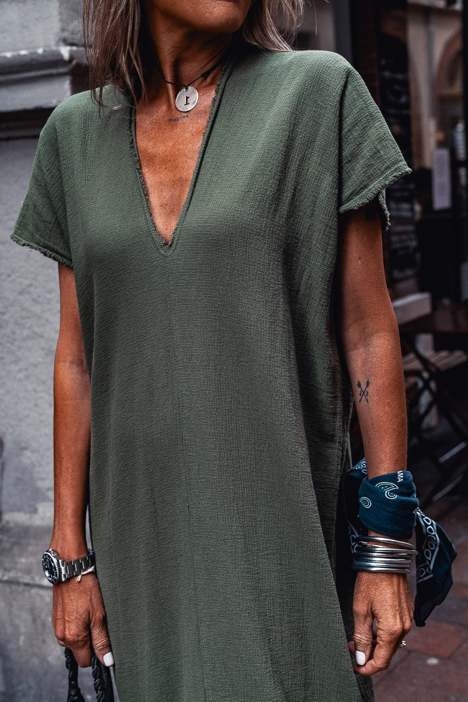 Robe Grungemama Barbade kaki