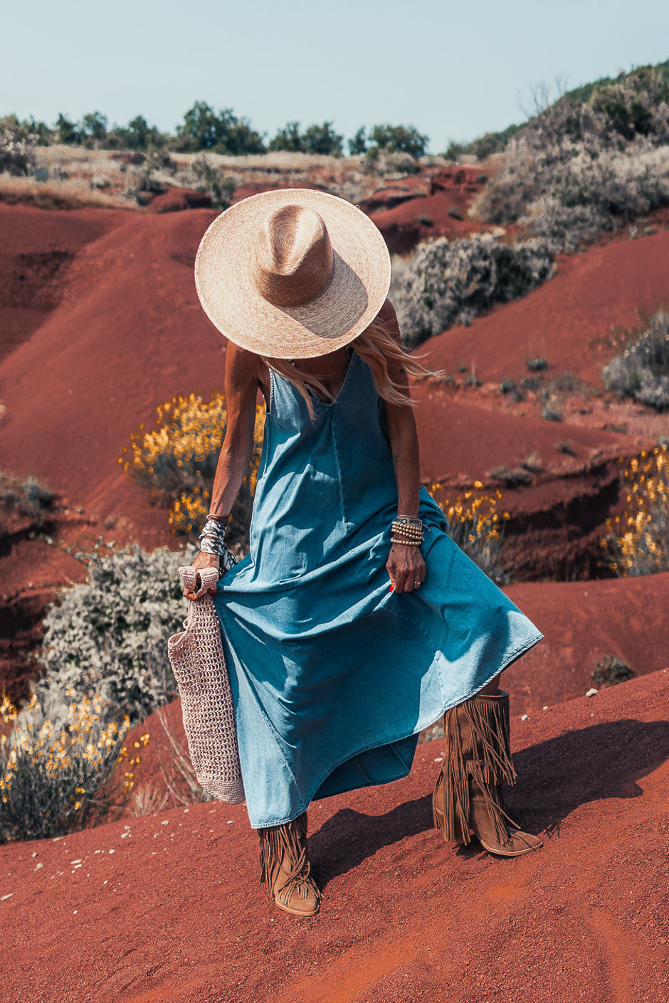 Robe Grungemama Britney bleu