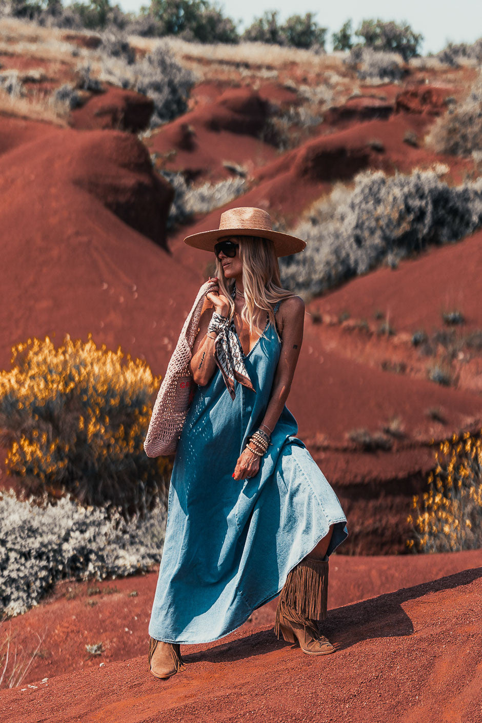 Robe Grungemama Britney bleu