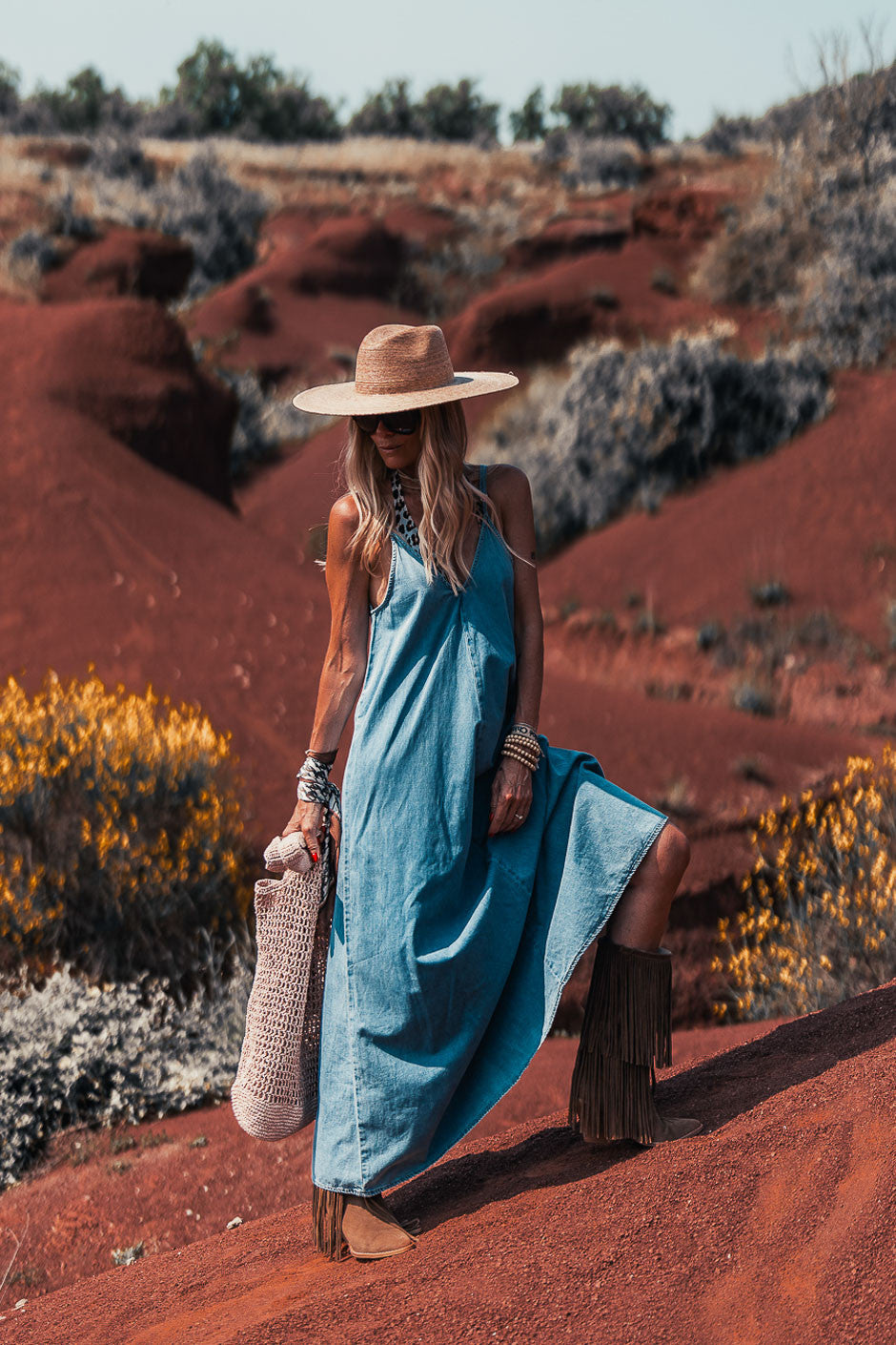 Robe Grungemama Britney bleu