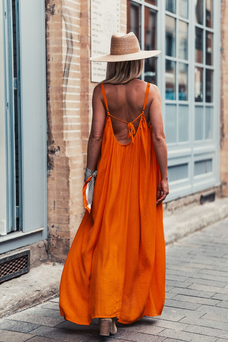 Grungemama Cinda orange dress Grungemama Cinda orange dress