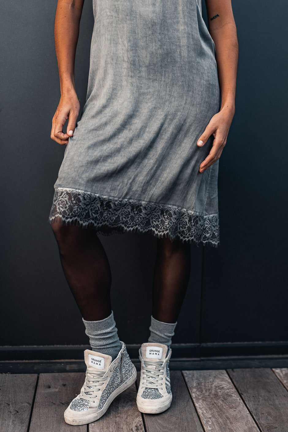 Robe Grungemama Dress night anthracite