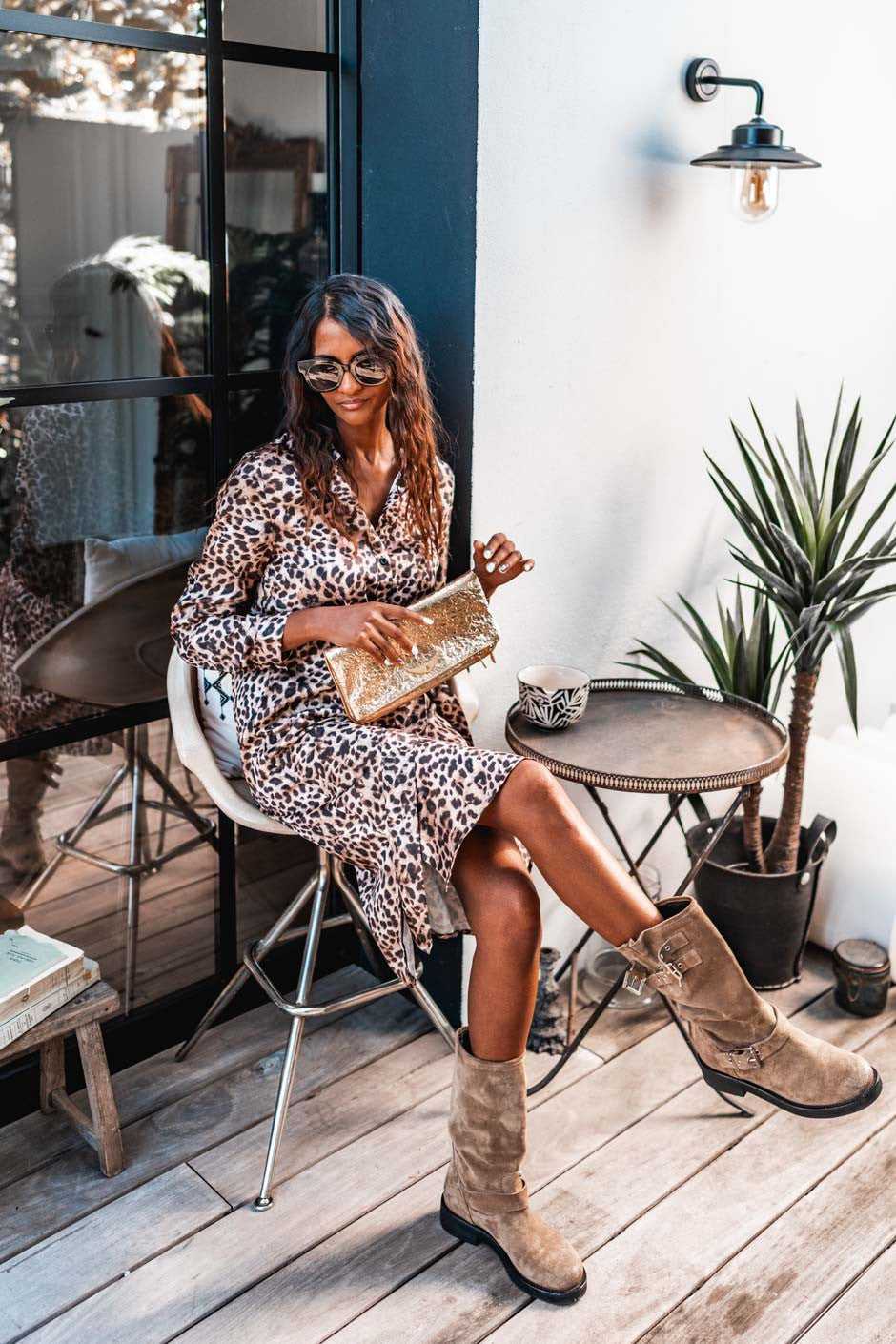 Robe Grungemama Lidia léopard