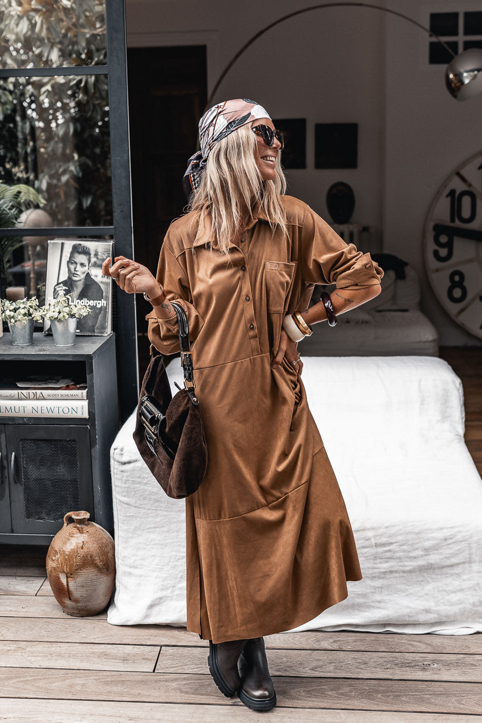 Grungemama Lyndsay camel dress