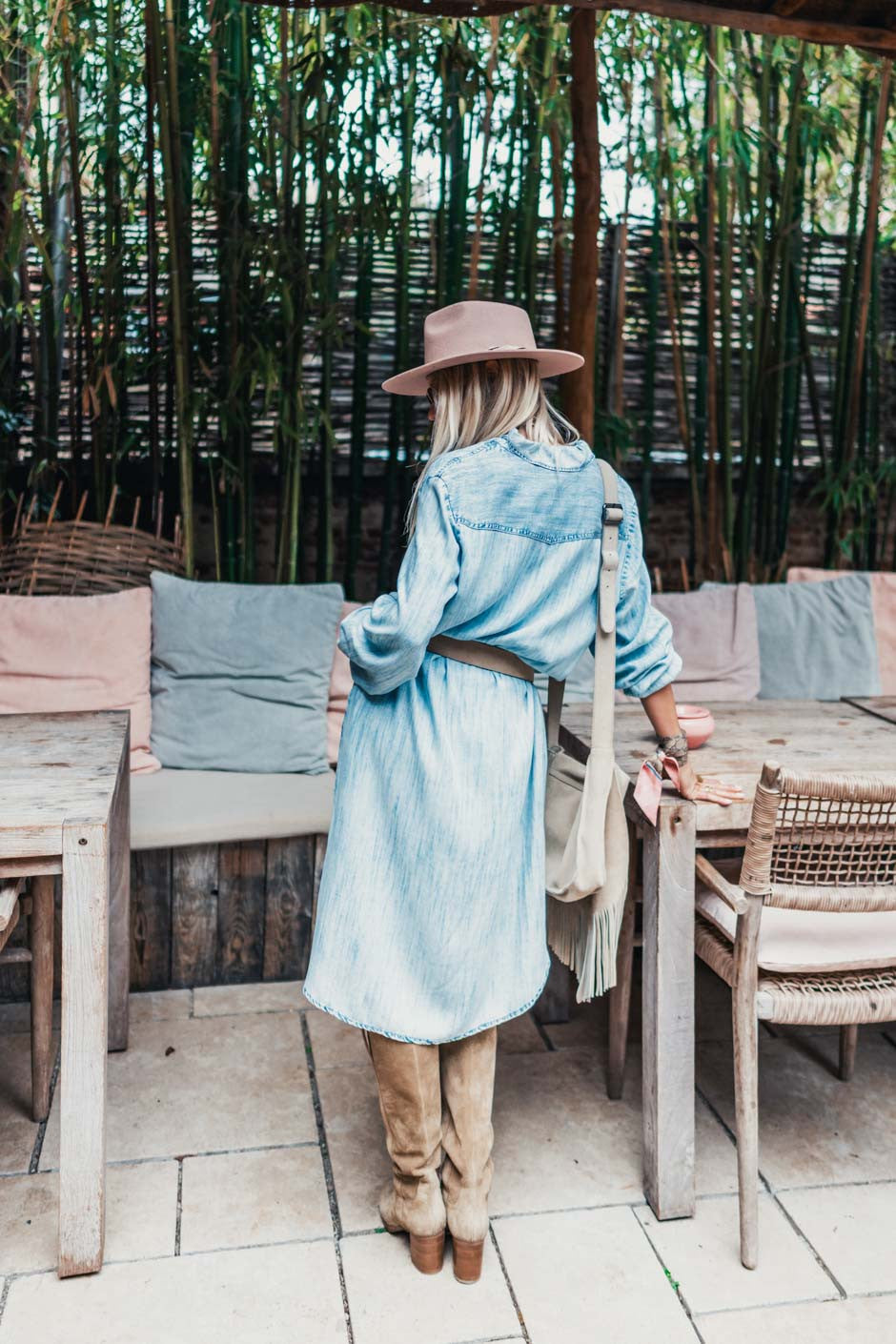 Robe Grungemama Marvina bleu