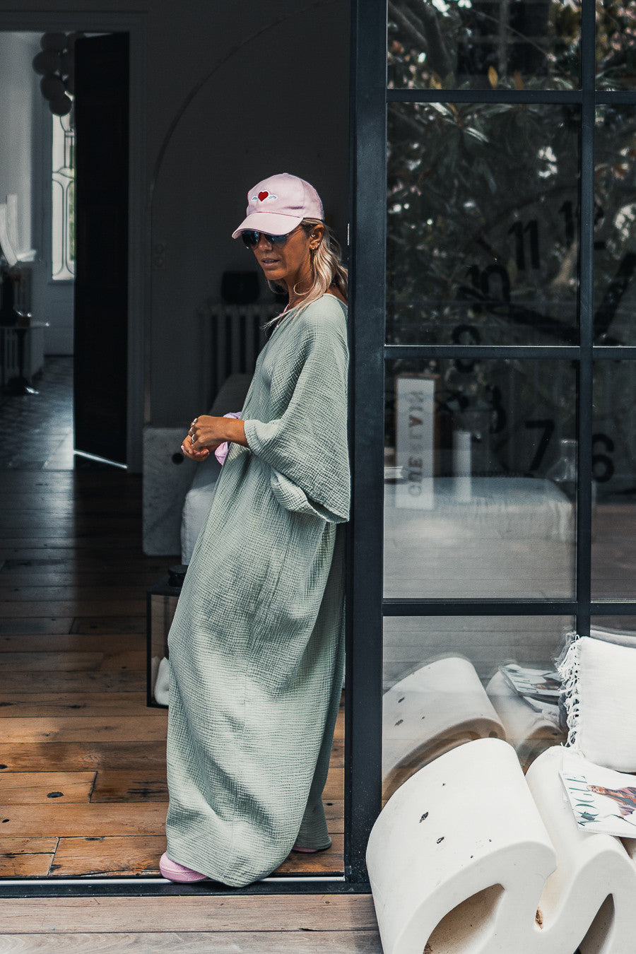 Grungemama Olinda green dress