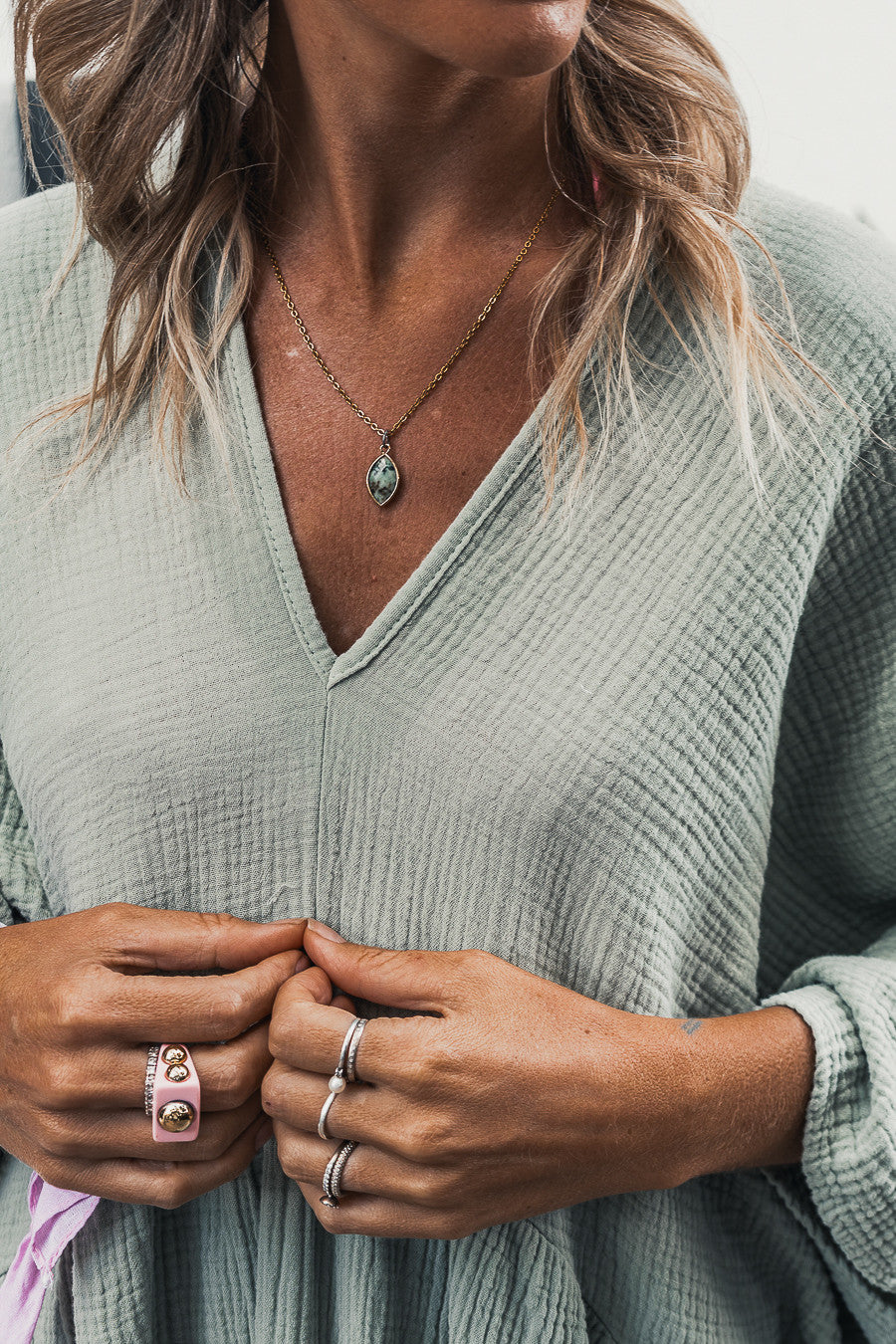 Robe Grungemama Olinda vert