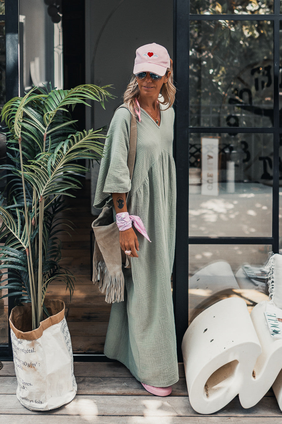 Robe Grungemama Olinda vert