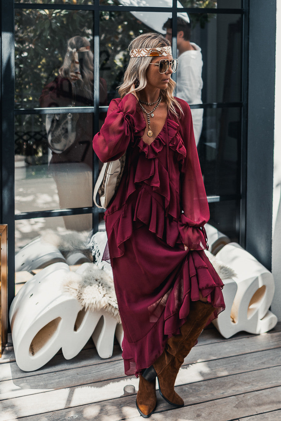 Robe Grungemama Sienna bordeaux