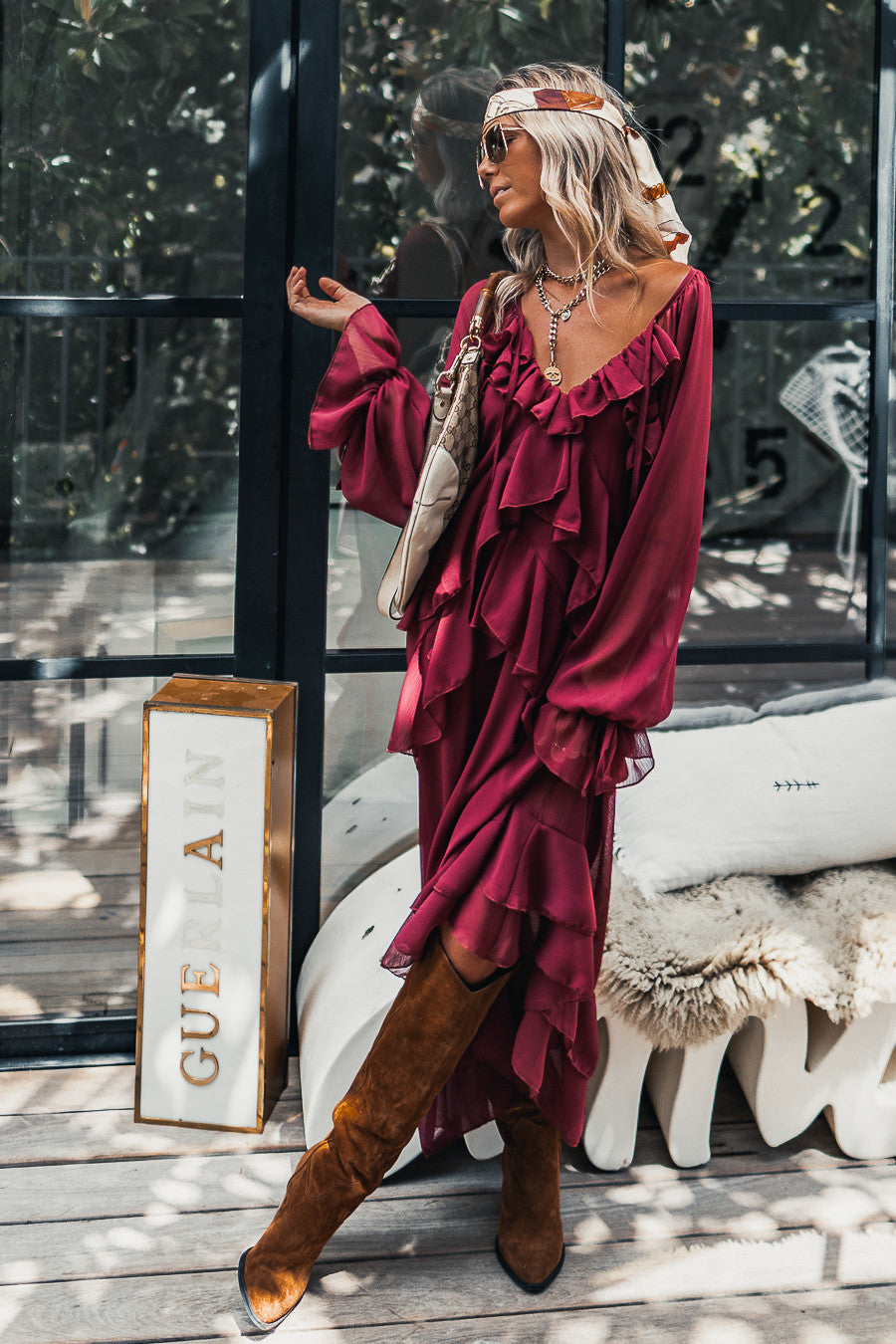 Robe Grungemama Sienna bordeaux
