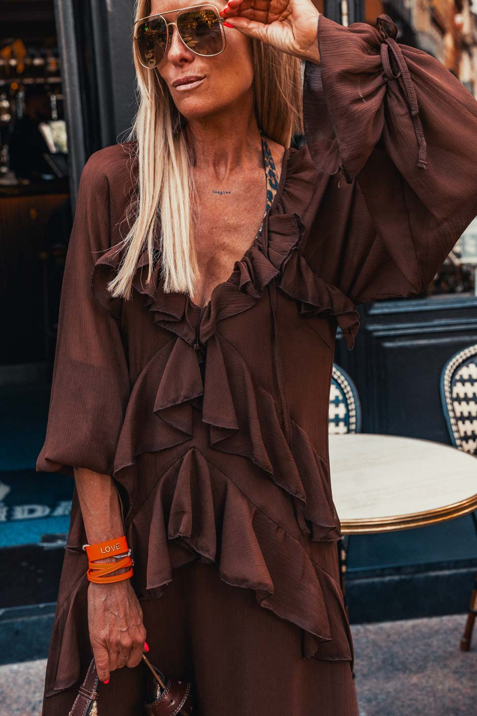 Robe Grungemama Sienna brown