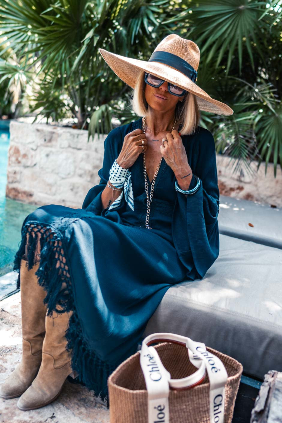 Robe longue Grungemama Marta noir