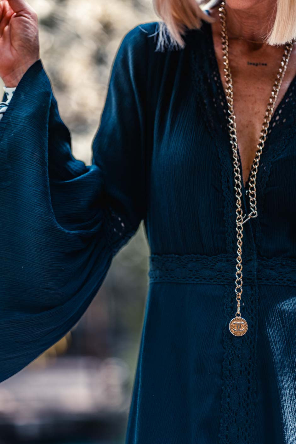 Robe longue Grungemama Marta noir