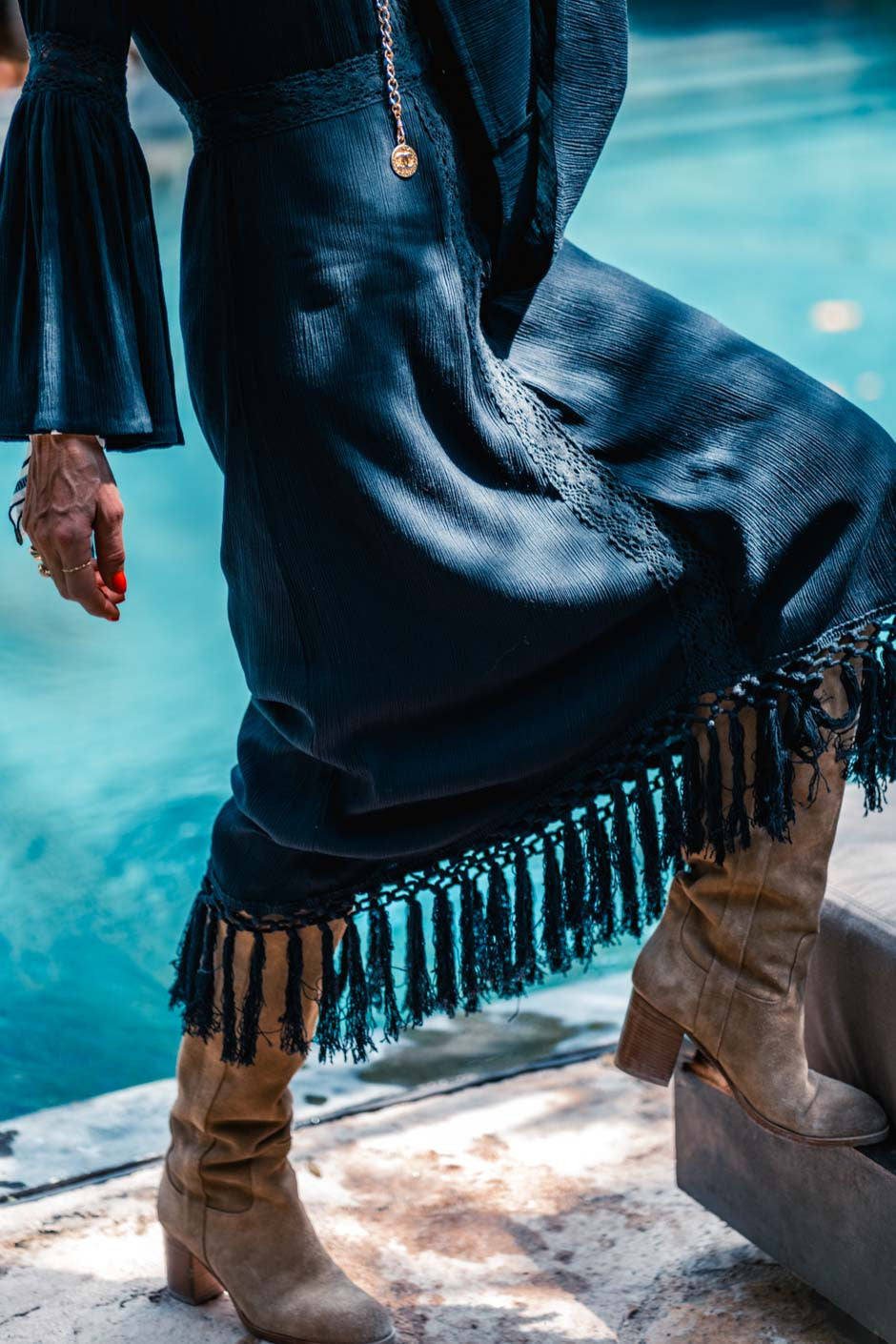 Robe longue Grungemama Marta noir