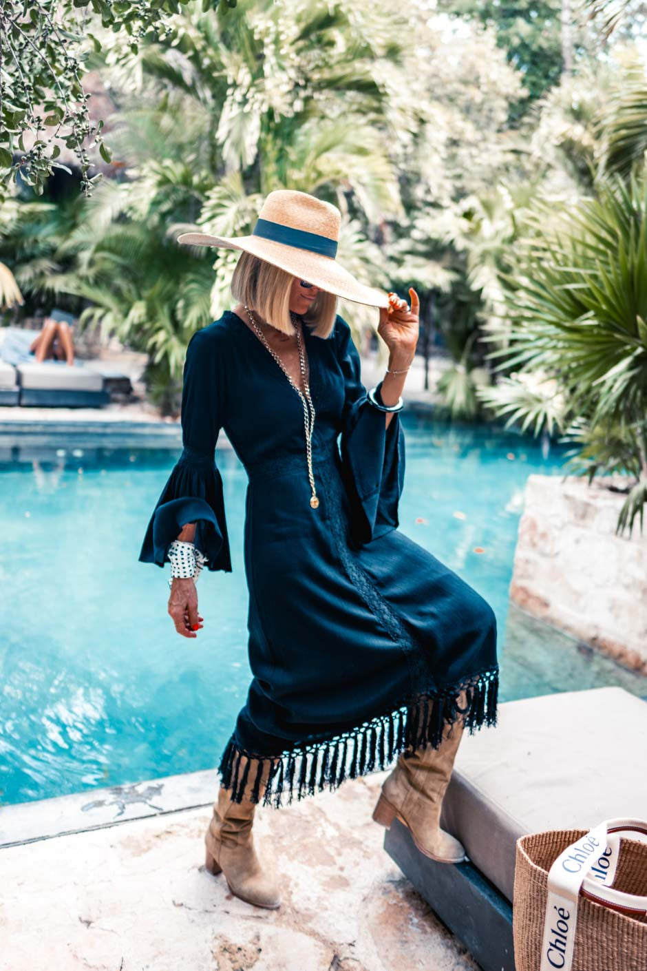 Robe longue Grungemama Marta noir