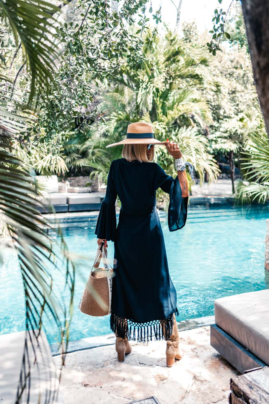 Robe longue Grungemama Marta noir