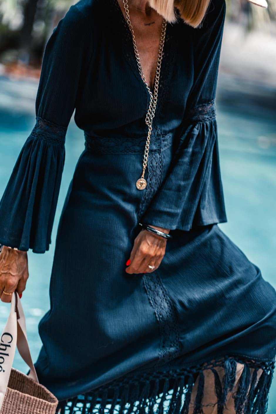 Robe longue Grungemama Marta noir