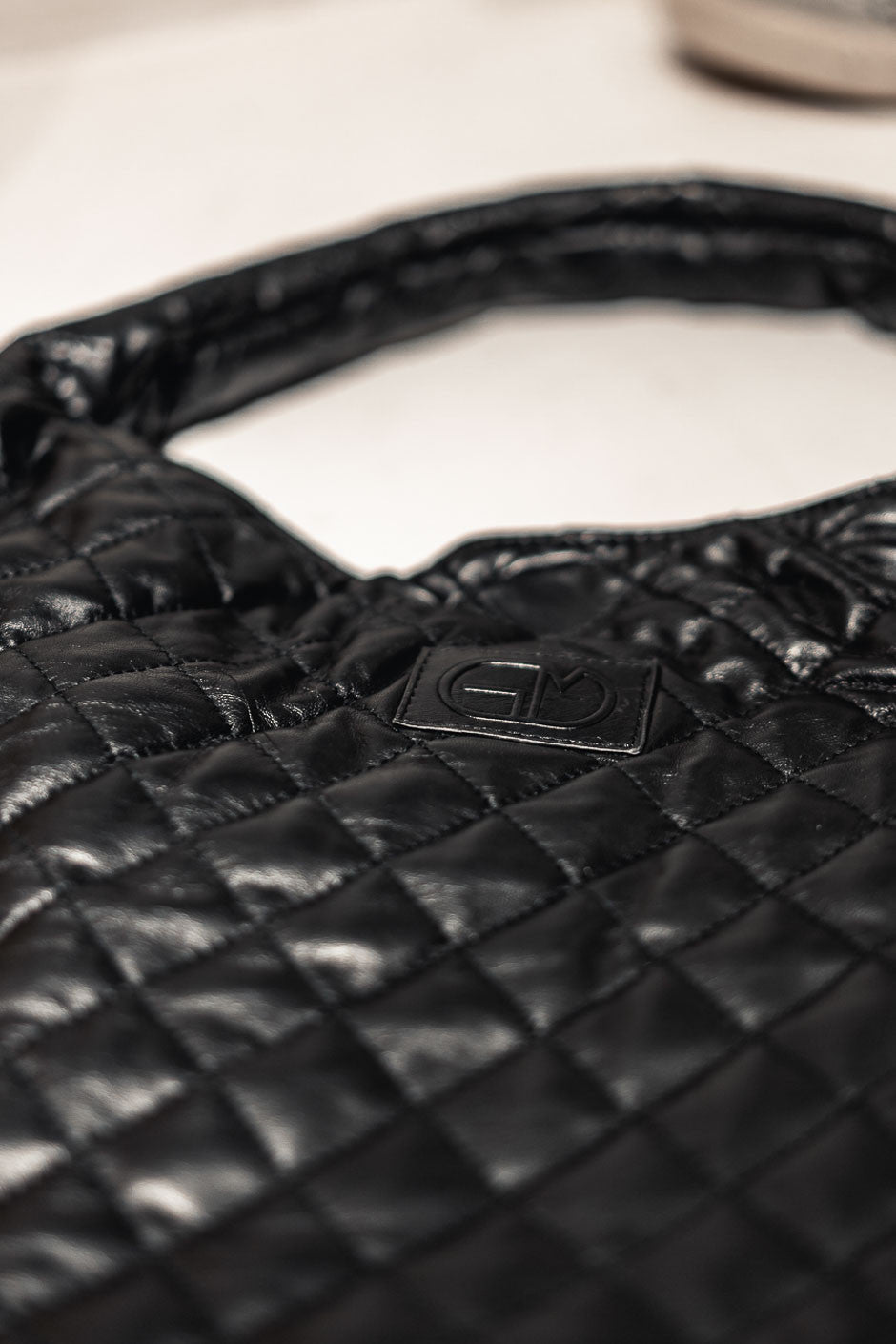 Sac cuir Grungemama Mid Biggy noir