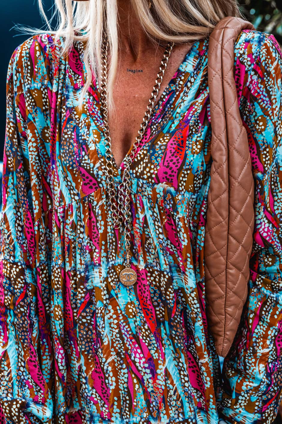 Sac cuir Grungemama Small Biggy camel