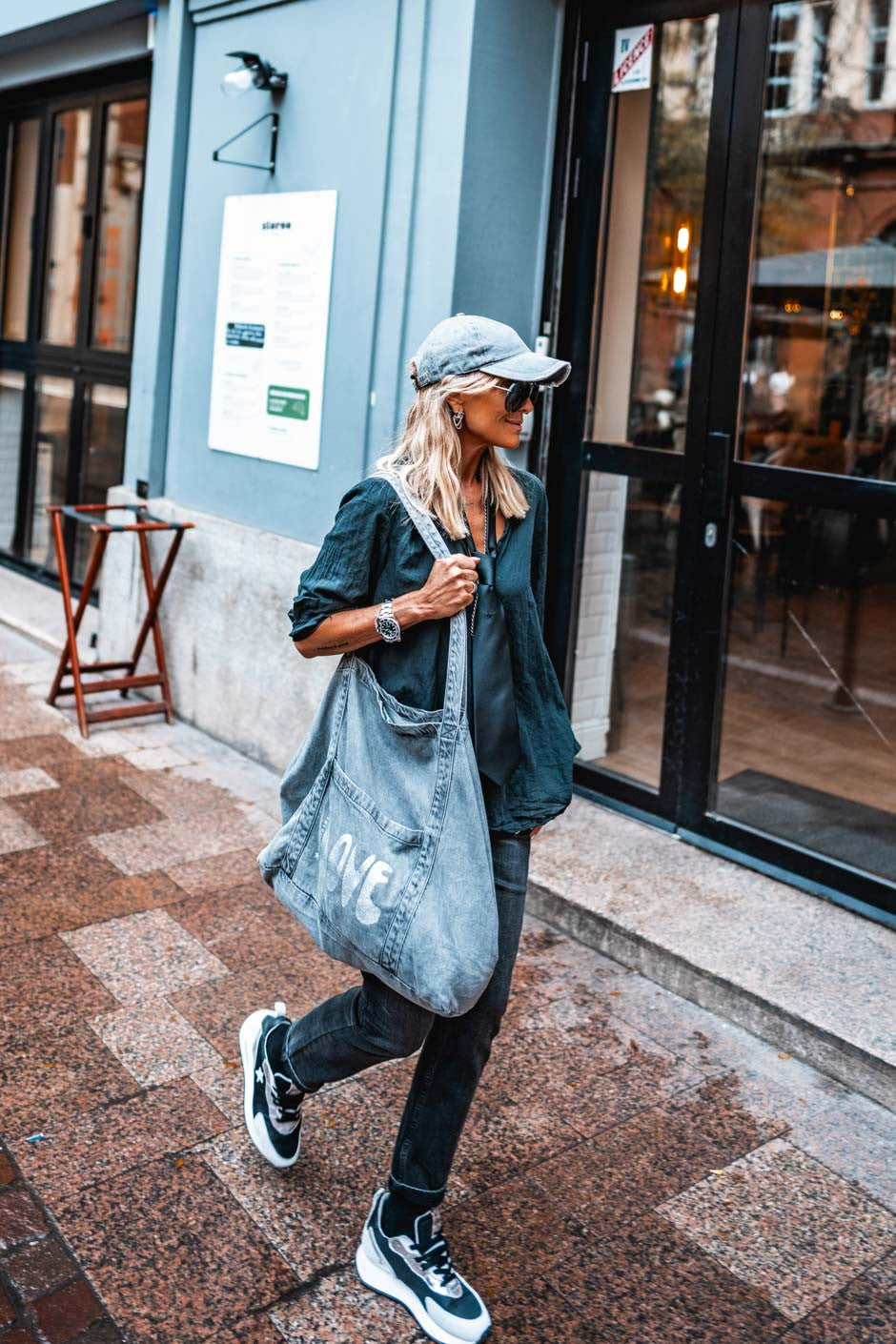 Sac Grungemama Love gris