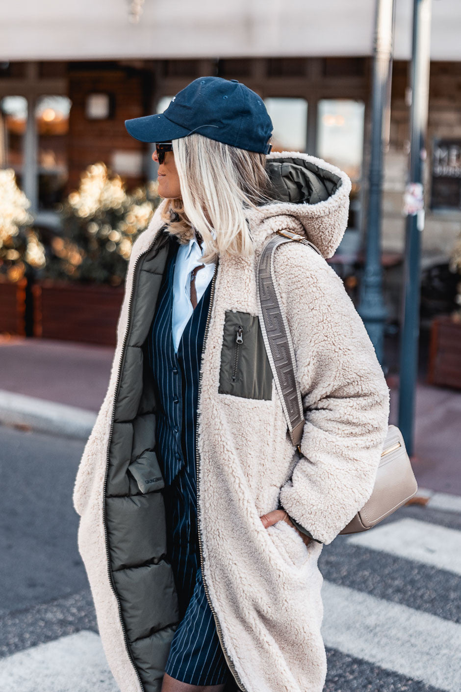 Sac Grungemama Paoly beige-100%CUIR