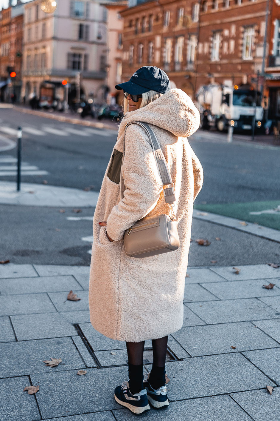 Sac Grungemama Paoly beige-100%CUIR