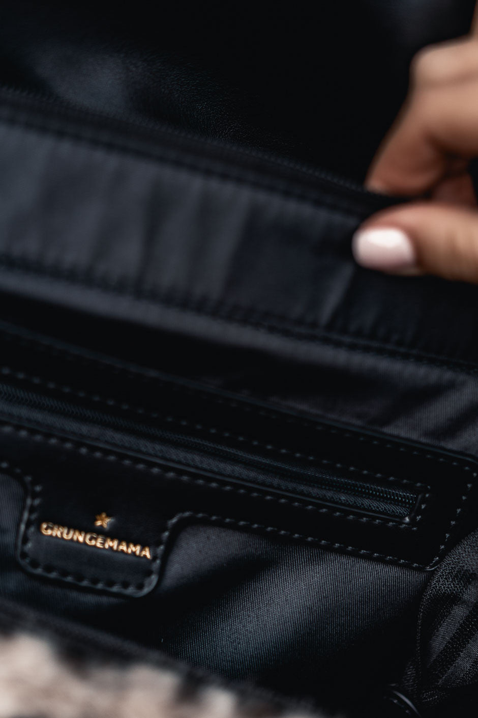 Sac Grungemama Savage léopard
